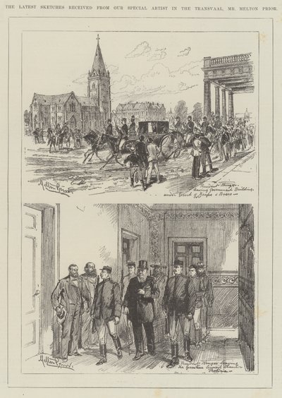 Les Derniers Croquis reçus de Notre Artiste Spécial dans le Transvaal, M. Melton Prior - Melton Prior